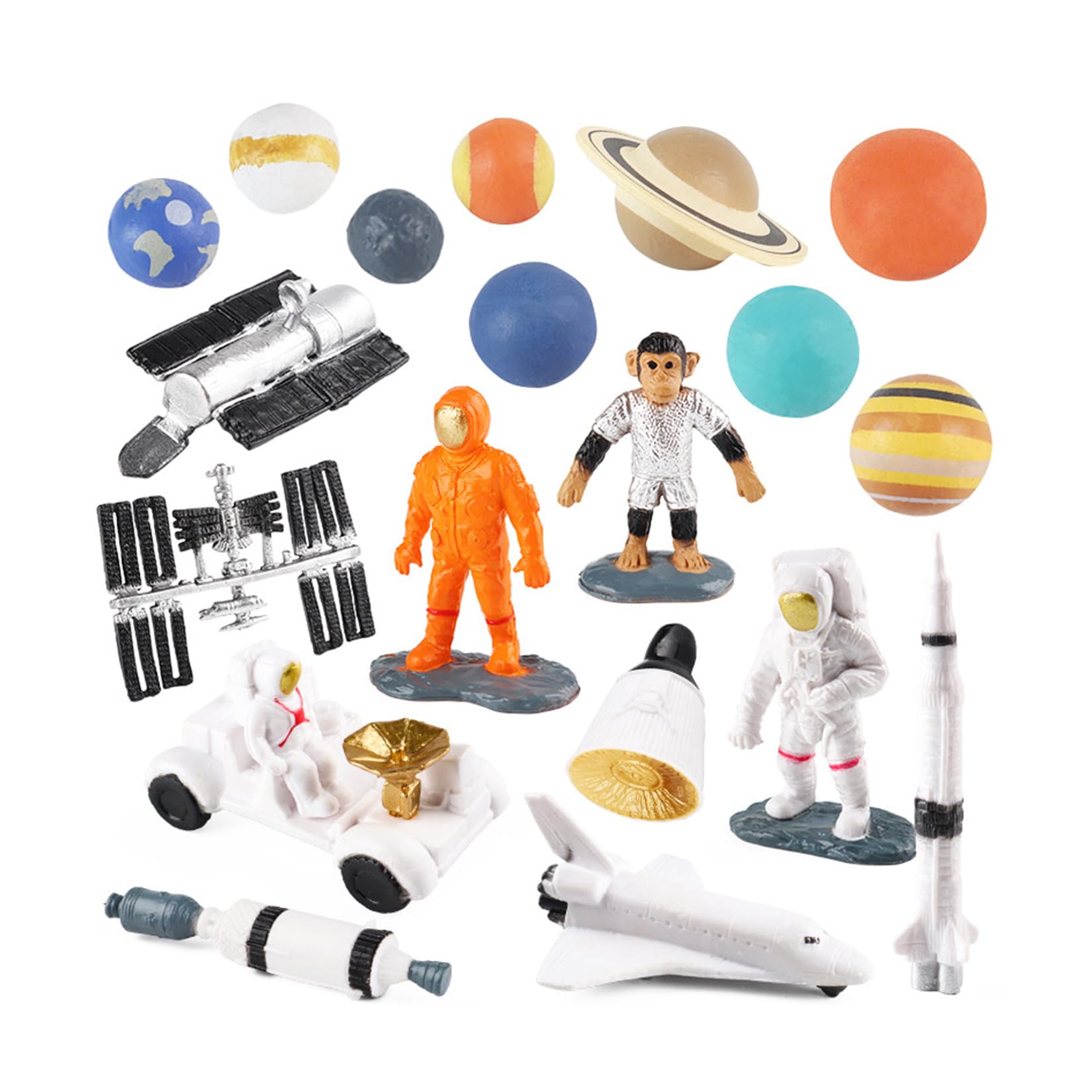 Amazon | EUHELOPA 玩具 ストレス解消 19pcs 宇宙ステーションモデル